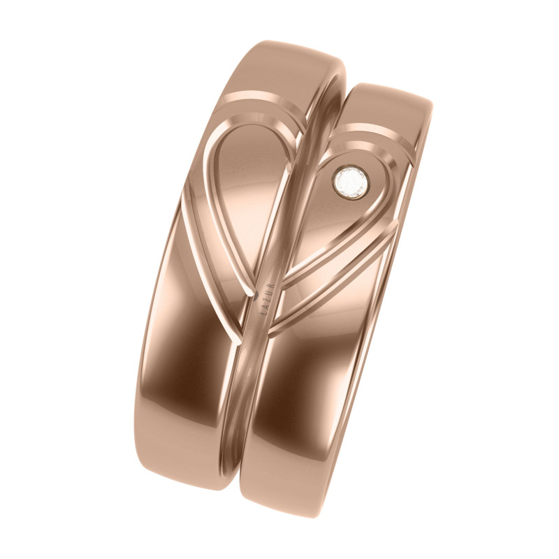 Obrączki Ślubne LA B145 próba 585