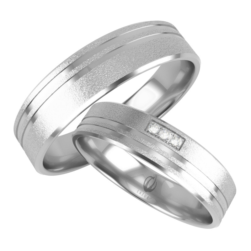 Obrączki Ślubne LA B18 próba 585