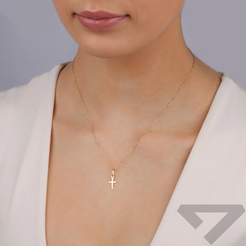 Krzyżyk gładki ramiona kwadratowe