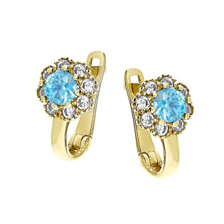 Kolczyki złote dla dziecka nr próba 585