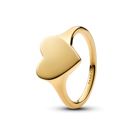 Pierścionek Pandora z oczkiem w kształcie serca do grawerowania 163988C00
