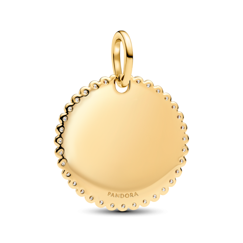Okrągła zawieszka Pandora do grawerowania 364007C01