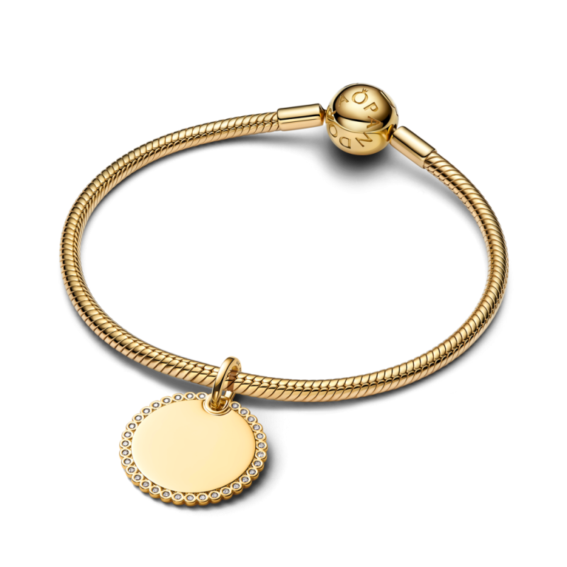 Okrągła zawieszka Pandora do grawerowania 364007C01