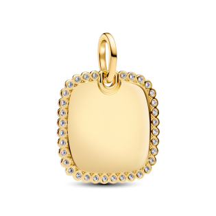 Kwadratowa zawieszka Pandora do grawerowania364009C01