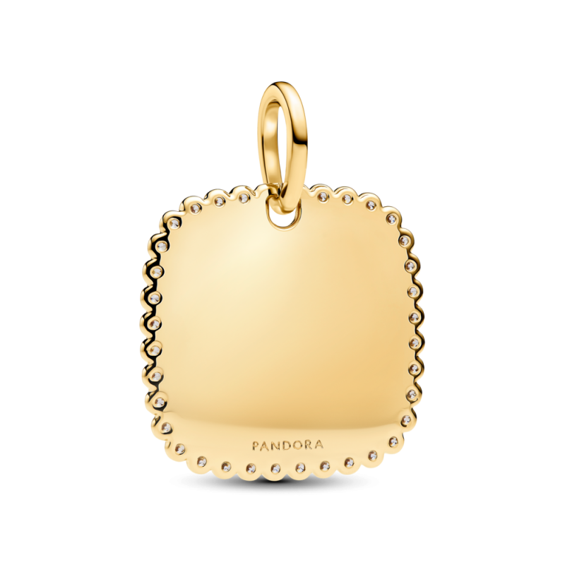 Kwadratowa zawieszka Pandora do grawerowania364009C01