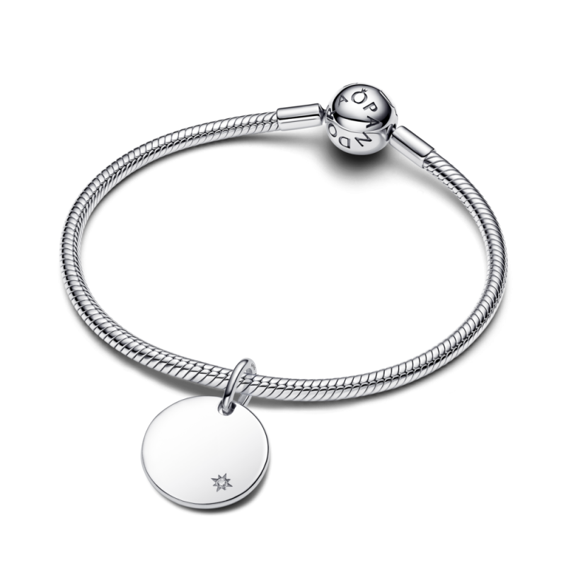 Zawieszka Pandora do grawerowania z diamentem wyhodowanym w laboratorium 394012C01