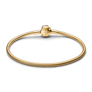 Disney Piękna i Bestia Bransoletka Pandora o splocie wężykowym z zapięciem w kształcie róży564019C01