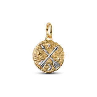 Medalion Pandora Skrzyżowane strzały 764081C01