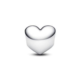 Charms Pandora do grawerowania w kształcie serca z zielonym kamieniem 794161C05