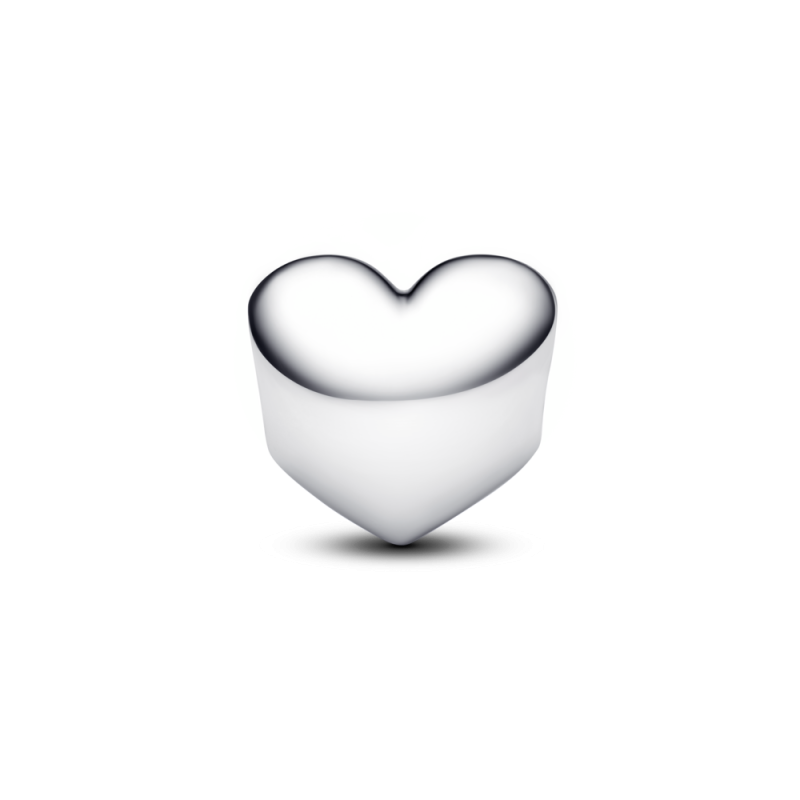 Charms Pandora do grawerowania w kształcie serca z żółtym kamieniem 794161C11