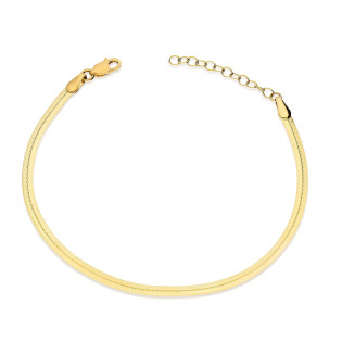 Bransoletka złota taśma 2 mm