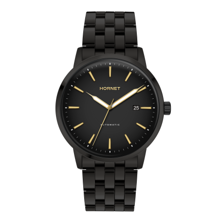 Hornet Automatic czarny zegarek męski z datownikiem HA.B43B1B.BG