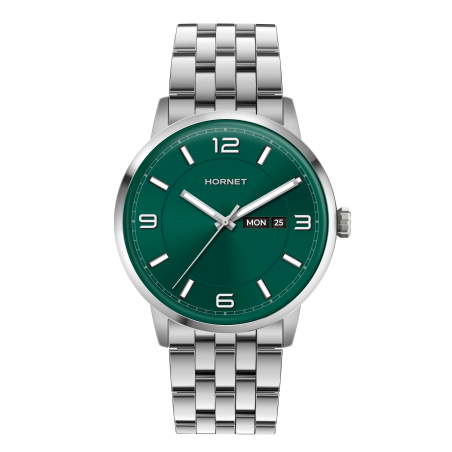 Hornet Empire Green Mill zegarek męski z zieloną tarczą HE.S43S0B.ASS