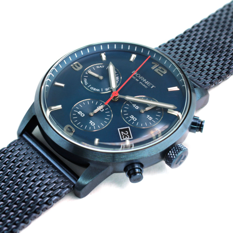 Hornet Performance Broadway granatowy zegarek chronograf HP.N43N10.NSR