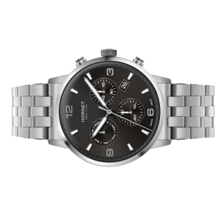 Hornet Performance Gerald stalowy zegarek męski chronograf HP.S43S0B.BSS