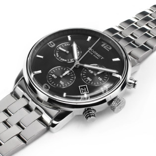 Hornet Performance Gerald stalowy zegarek męski chronograf HP.S43S0B.BSS