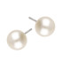Kolczyki srebrne sztyfty z naturalną perłą