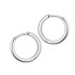 Kolczyki srebrne gładkie kółka