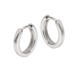 Kolczyki srebrne kółka blaszki