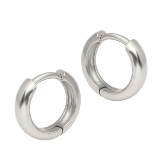 Kolczyki srebrne kółka blaszki