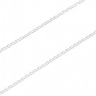 Łańcuszek srebrny rolo