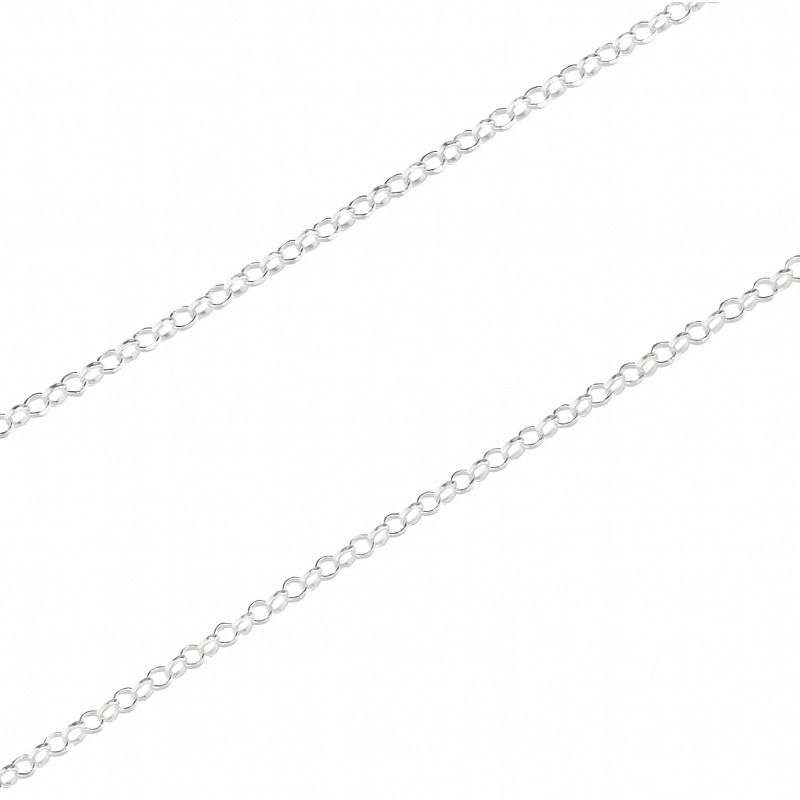 Łańcuszek srebrny rolo