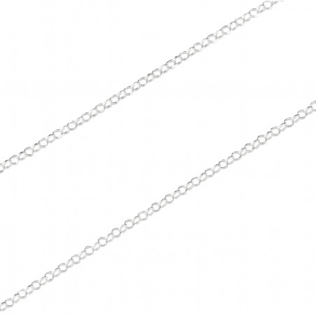 Łańcuszek srebrny rolo