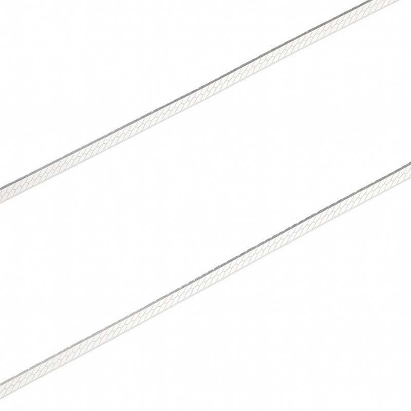 Łańcuszek srebrny taśma