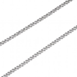 Łańcuszek srebrny coreana