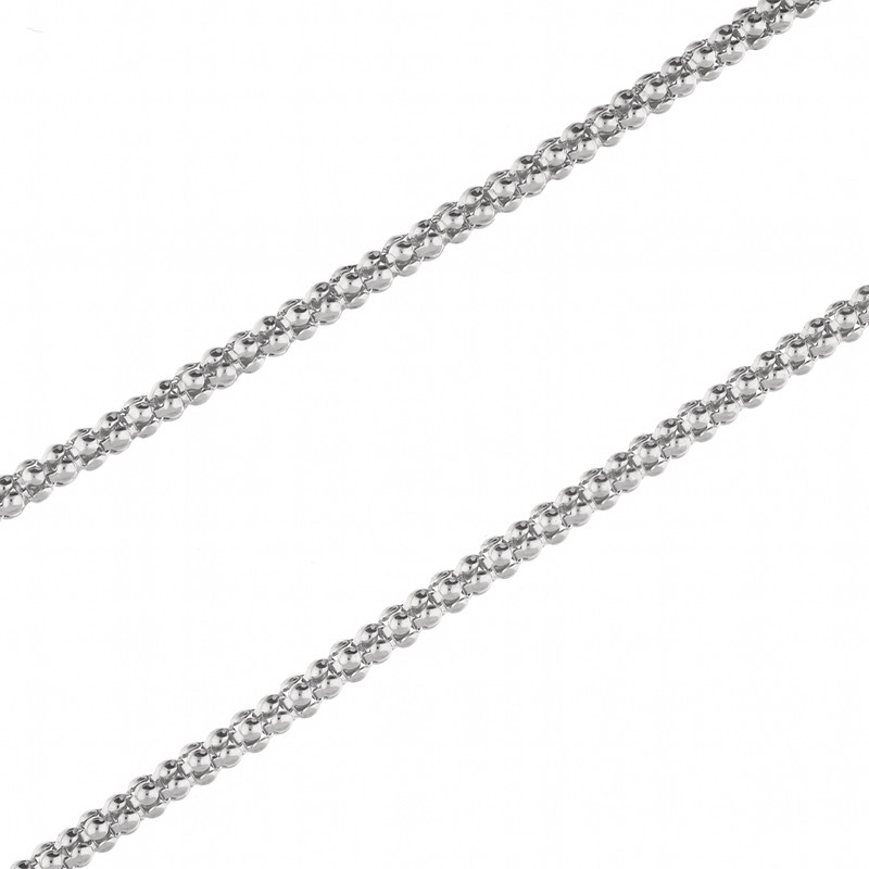 Łańcuszek srebrny coreana