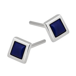 Kolczyki srebrne z Lapis Lazuli