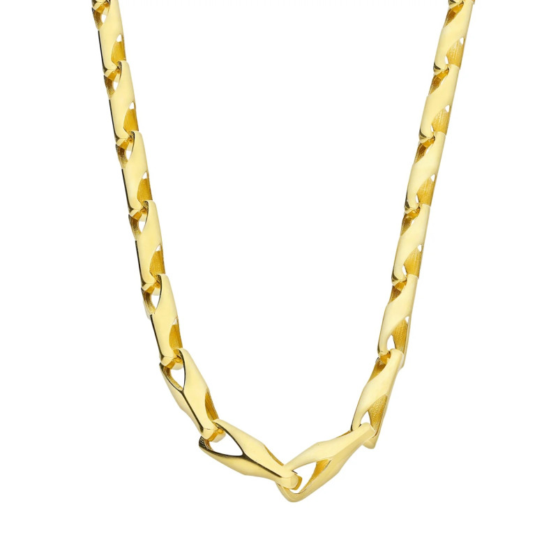 Łańcuszek złoty fantazja łuski