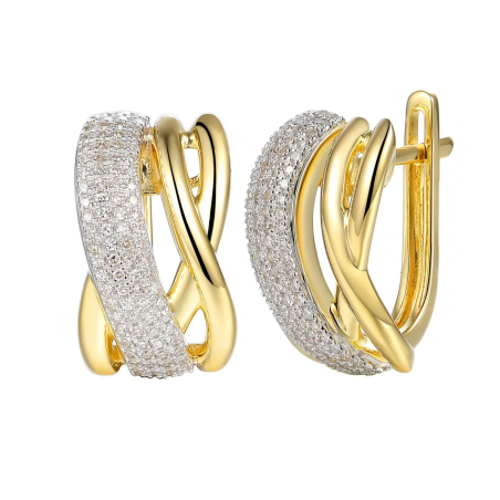 Kolczyki z diamentami kolekcja Dubaj