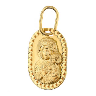 Medalik złoty z Częstochowską próba 585