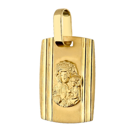 Medalik złoty z Częstochowską próba 585