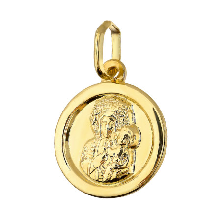 Medalik złoty Częstochowska w kole próba 585