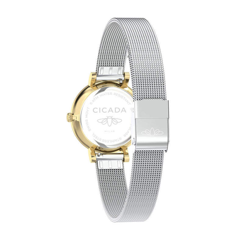 Damski zegarek Cicada na bransolecie mesh G26S04.SG