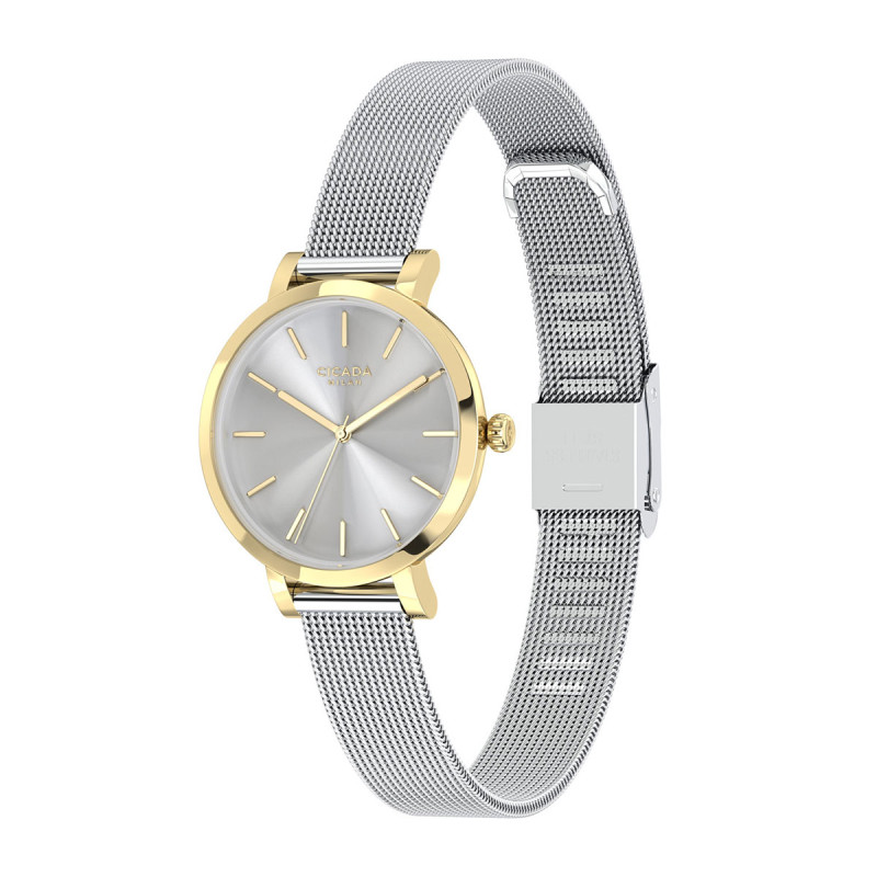 Damski zegarek Cicada na bransolecie mesh G26S04.SG