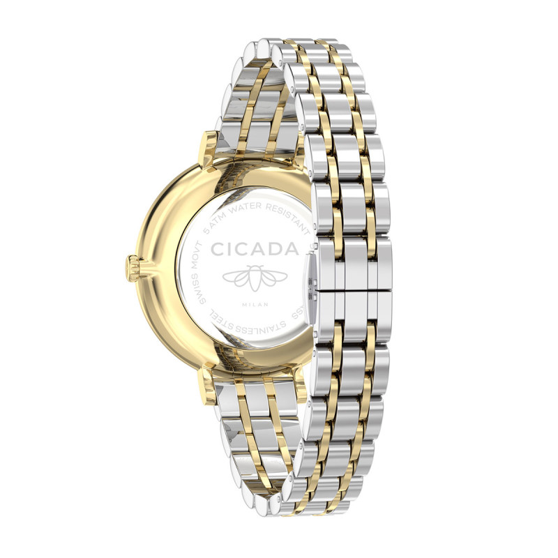 Cicada Milano damski zegarek z kryształkami G34S2B.S2