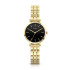 Cicada Milano złoty damski zegarek z czarną tarczą G26G1B.BG