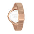 Cicada Milano damski zegarek rose gold z kryształkami mesh L36L06.L2