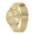 Cicada Milano złoty zegarek z tarczą szampańską mesh G41G10.GG