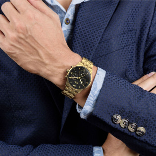 Hornet Performance Shubert złoty chronograf męski HP.G43G0B.BGG