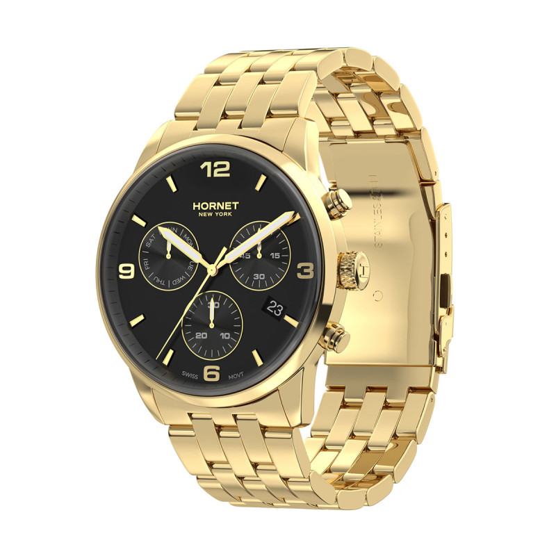 Hornet Performance Shubert złoty chronograf męski HP.G43G0B.BGG