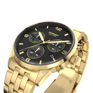 Hornet Performance Shubert złoty chronograf męski HP.G43G0B.BGG