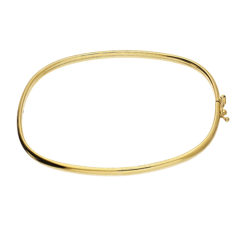 Bransoleta złota bangla owalna próba 585