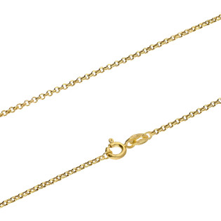 Łańcuszek złoty rolo próba 585