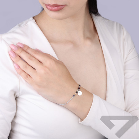 Bransoletka znak zodiaku baran z kamieniami naturalnymi