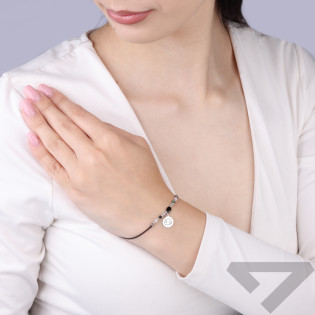 Bransoletka znak zodiak rak z kamieniami naturalnymi