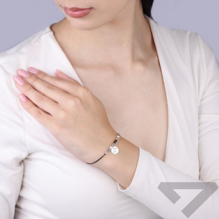 Bransoletka znak zodiaku bliźnięta z kamieniami naturalnymi